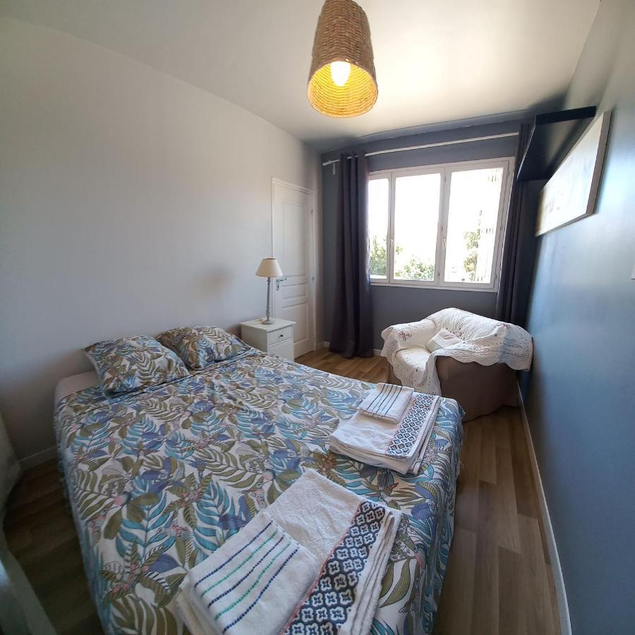 "L'Hippocampe", Climatise, 60 M2 , 2 Chambres, Tres Calme, Plage Des Sablettes Et Commerces A 3 Minutes A Pied, Wifi, Parking Gratuit, Lit King Size Ла-Сейн-сюр-Мер Экстерьер фото